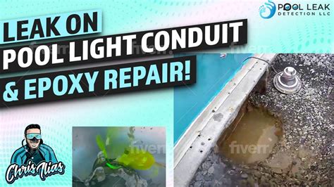 leaking pool light|Leaking Pool: Find and Fix Pool Leaks